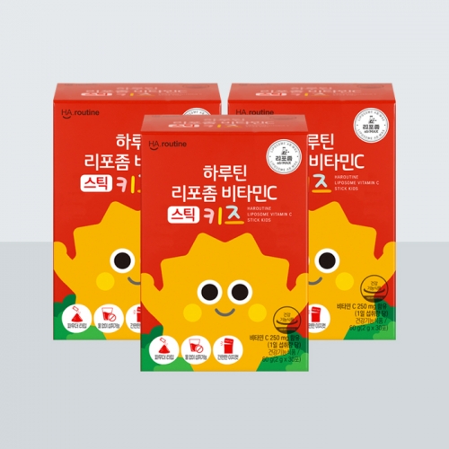 하루틴 리포좀 공법 비타민C 스틱 키즈 250mg x 90포(3개월분)