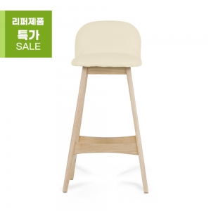 [리퍼제품] 린백 PLB23K 홈바 원목 의자